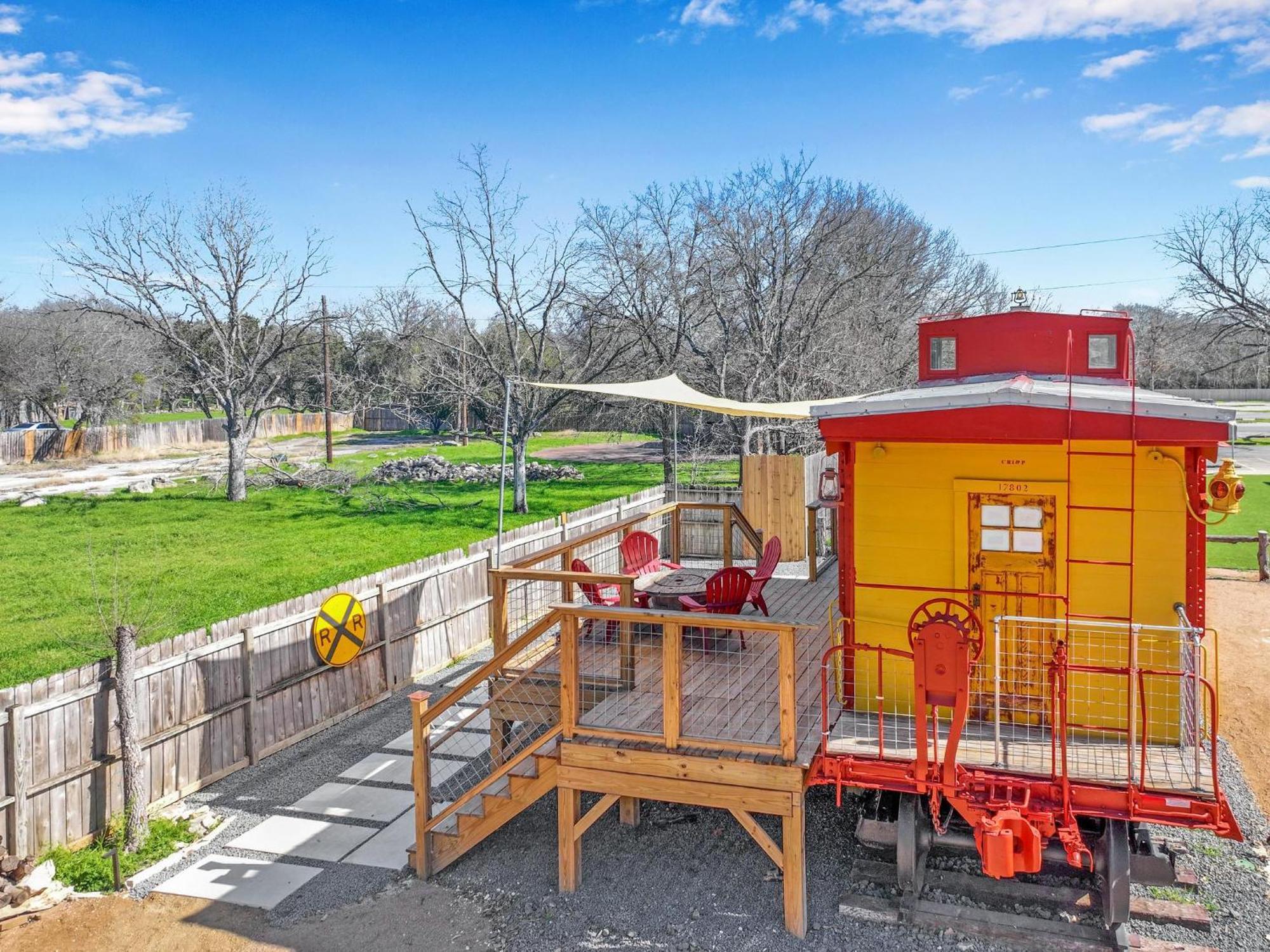 Caboose On The Square Villa Wimberley Exterior photo